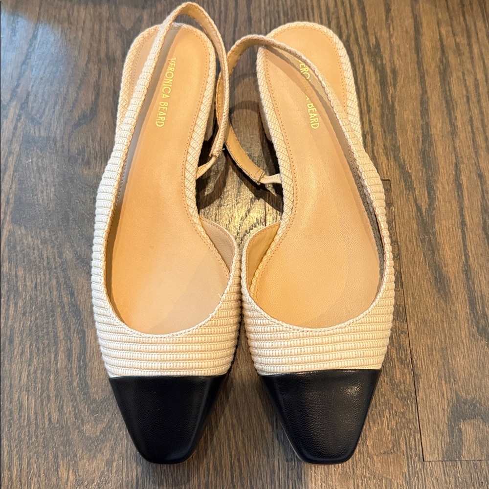 Veronica Beard - Cecile Raffia Cap - Toe Slingback - image 4